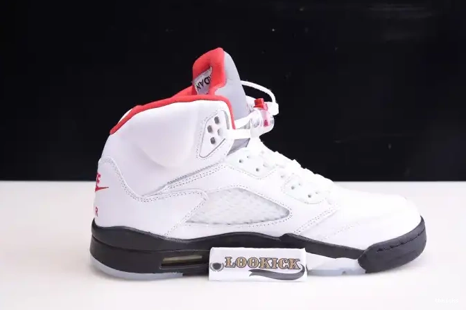 Reps TBK Silver (2020) 5 Red Jordan Retro DA1911-102 Fire Tongue Air 0523